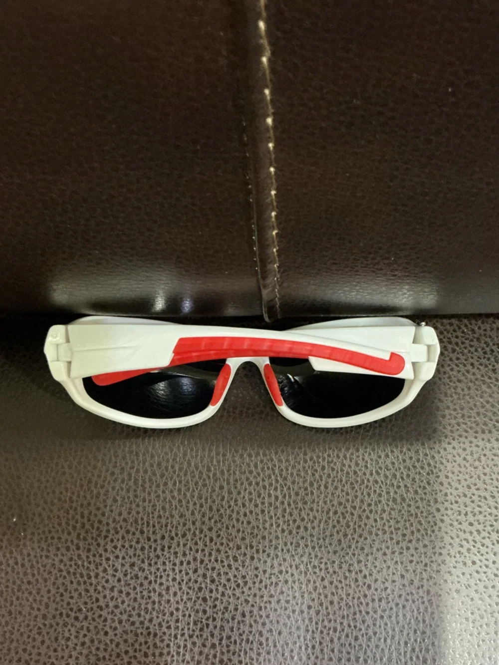 Chicago Blackhawks White/Orange Mirror Wrap Sunglasses